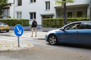 Zebrastreifen: Absoluter Vorrang für Fußgänger. Foto: TÜV Rheinland.